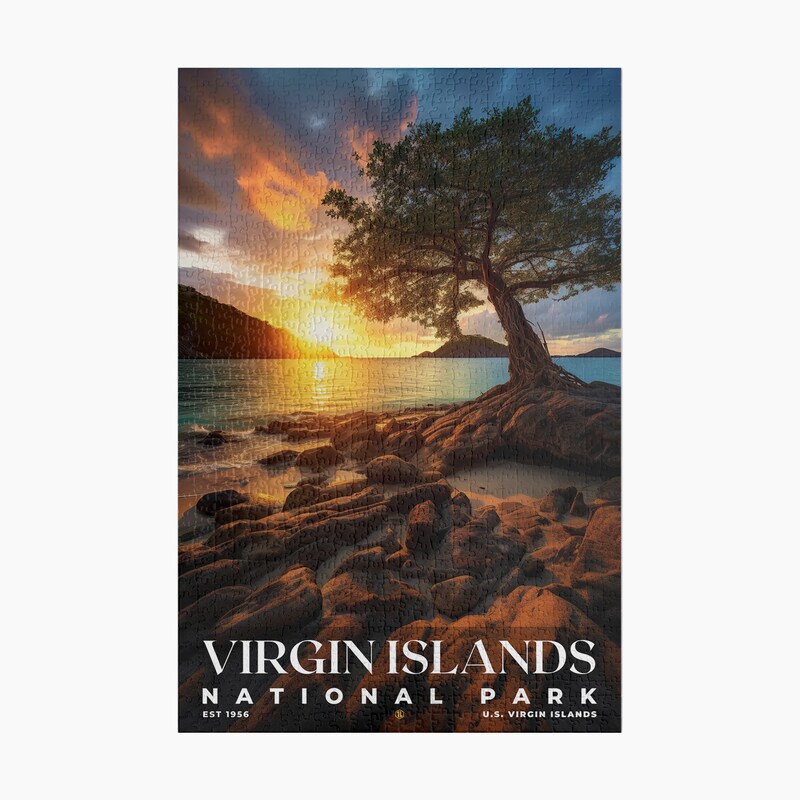 Virgin Islands National Park Jigsaw Puzzle, Family Game, Holiday Gift | S10